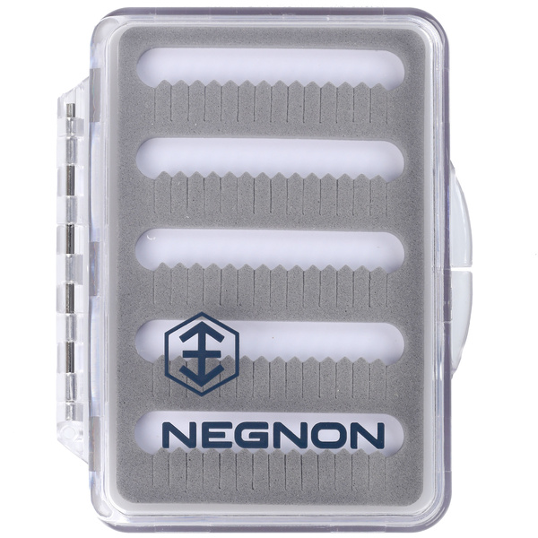 Caja de moscas Negnon Clear Slim - pequeña