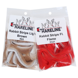 Hareline Tira de piel de conejo con pelo para zonker