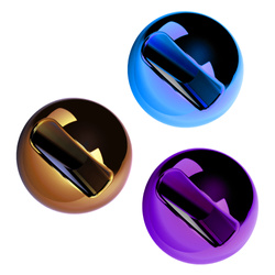 Bolas de tungsteno ranuradas brillantes FFGene