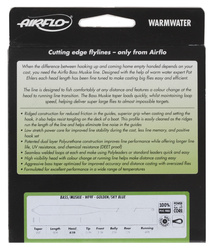 Línea de mosca Airflo Super Dri Bass Muskie Floating