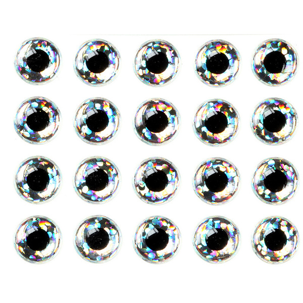 Ojos para moscas Sybai 3D Epoxy Eyes Holographic