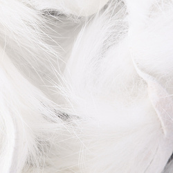 Hareline tiras de piel con pelo de conejo de corte transversal