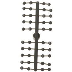 Ojos para moscas Hareline Mono Nymph Eyes