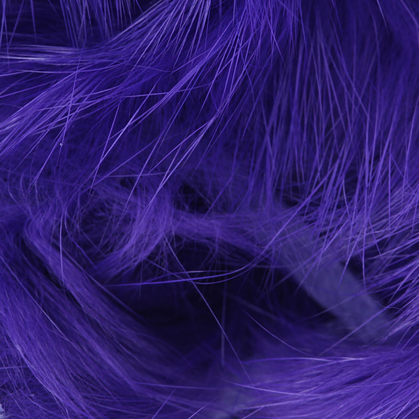 Hareline tiras de piel con pelo de conejo de corte transversal