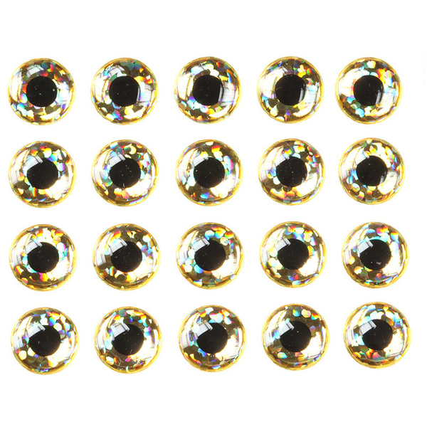 Ojos para moscas Sybai 3D Epoxy Eyes Holographic