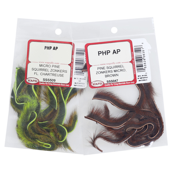 Wapsi Tiras zonker muy finas de piel de ardilla de pino