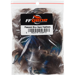 FFGene Plumas azules del cuello de pavo real
