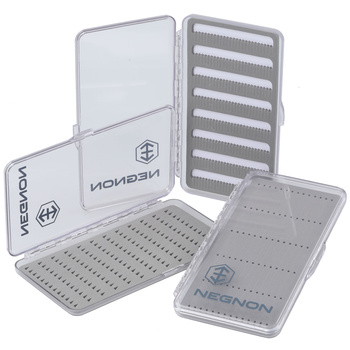 Caja de moscas Negnon Clear Slim - grande