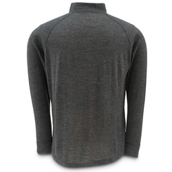 Camiseta térmica L/S Simms Downunder Merino Mid Zip - Charcoal