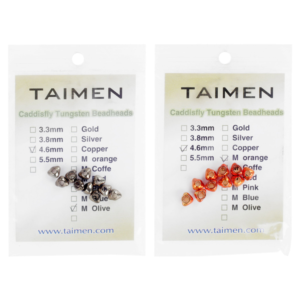 Cuentas de tungsteno FFGene Tungsten Caddis Heads