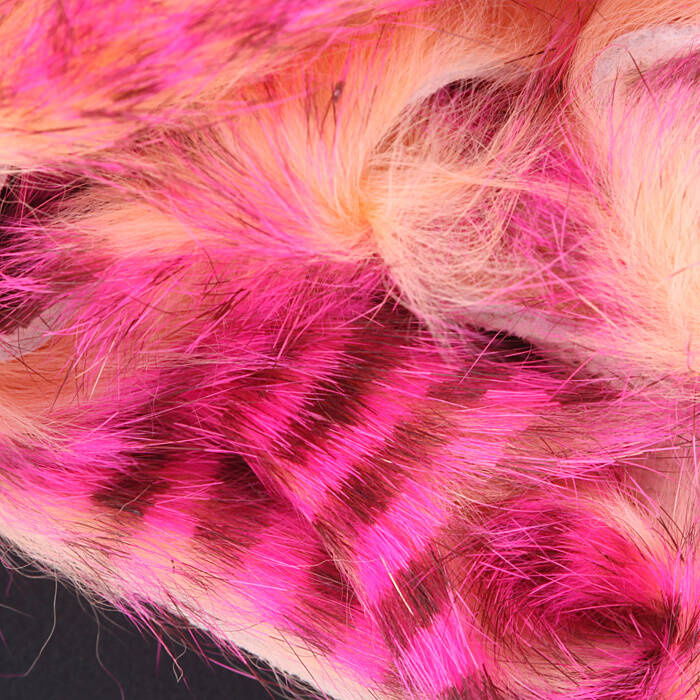 Hot Pink Brown Over Peach