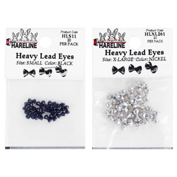 Ojos para moscas Hareline Heavy Lead Eyes Large