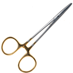 Pinzas hemostáticas con anillas doradas Dr Slick