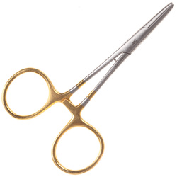 Pinzas hemostáticas con anillas doradas Dr Slick
