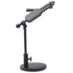 Torno de montaje de moscas FFGene Regent Vice Revolving W/Base - Black