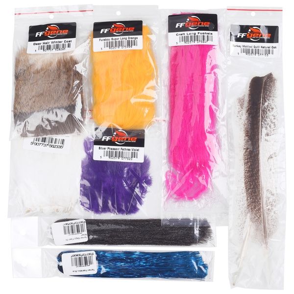 Surtido de materiales para montar streamers FFGene