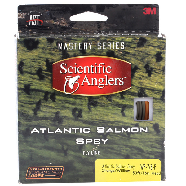 Línea de mosca Mastery Atlantic Salmon Spey Orange/Willow Floating
