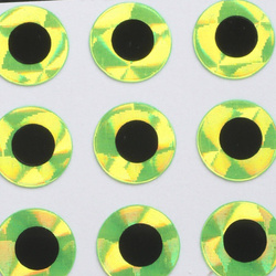 Ojos para moscas Hareline Adhesive Eyes