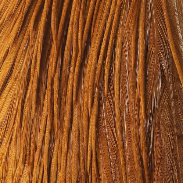 Hareline medio cuello de plumas