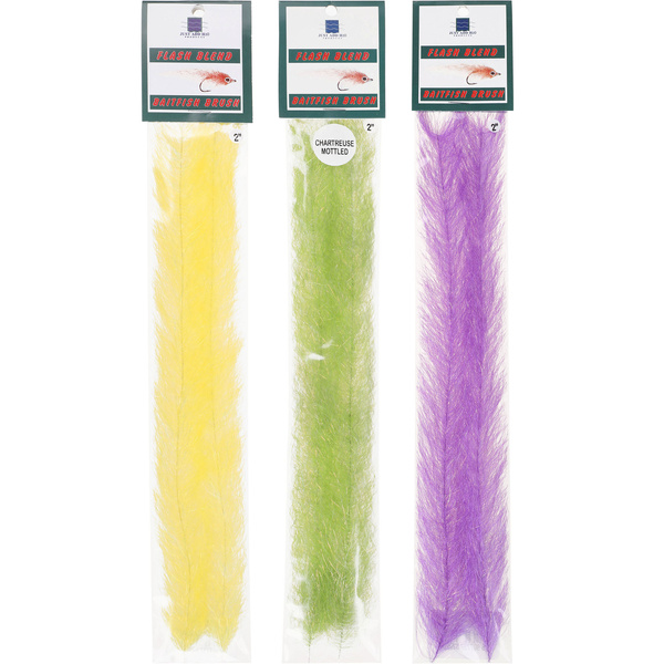Brush de fibras para streamers H2O Flash Blend Baitfish Brush 2 inch (flash)