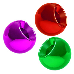 Bolas de latón de acabado metálico brillante FFGene