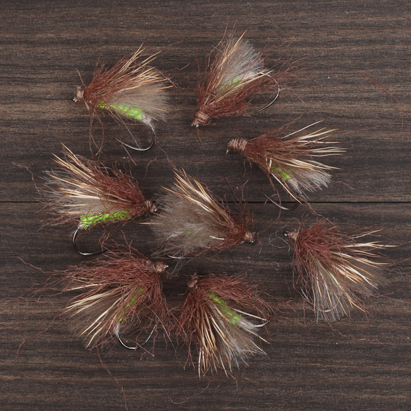 Elk and Fibre Green Body Caddis