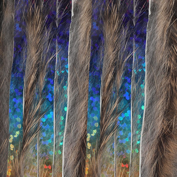 Hareline Tiras anchas de piel de conejo Magnum Bling