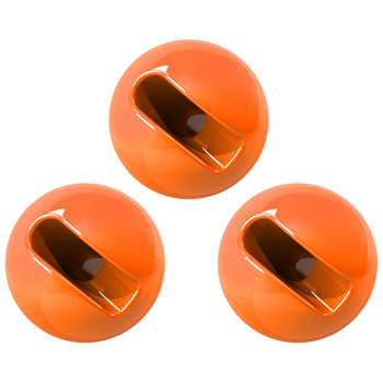 Bolas de tungsteno ranuradas FFGene, color Fl. Orange (10)