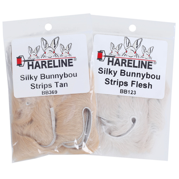 Hareline tiras zonker de conejo Silky Bunnybou