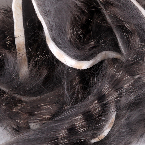 Tiras estrechas de piel de conejo con pelo Micro Pulsator Hareline