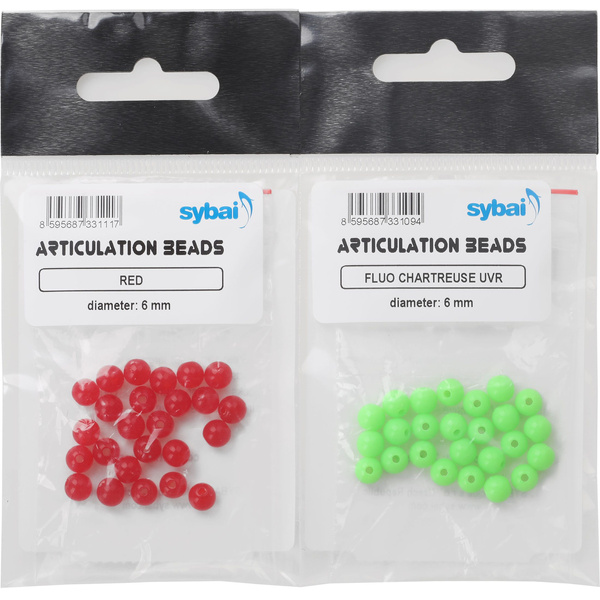 Cuentas de articulación Sybai - 6mm