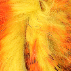 Hareline Tiras de piel de conejo con pelo Tiger Barred