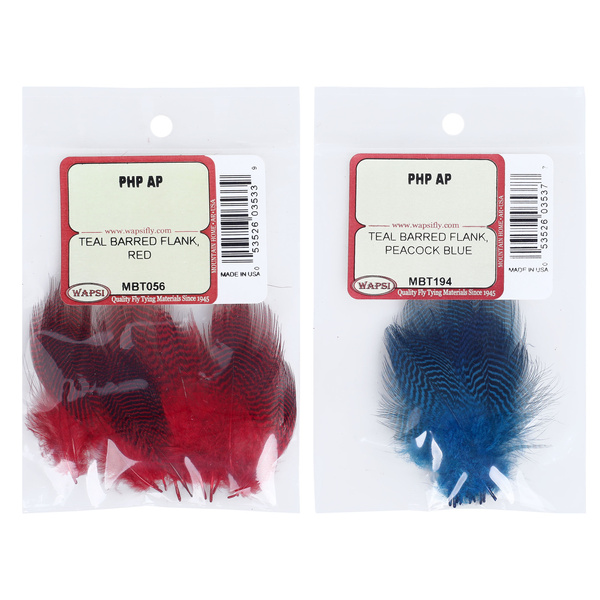 Wapsi plumas barradas del flanco de cerceta