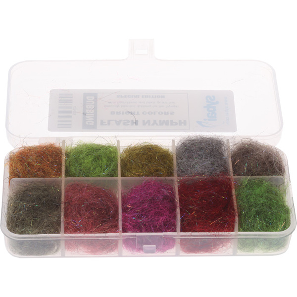 Sybai Flash Nymph Dubbing Dispensador Colores brillantes