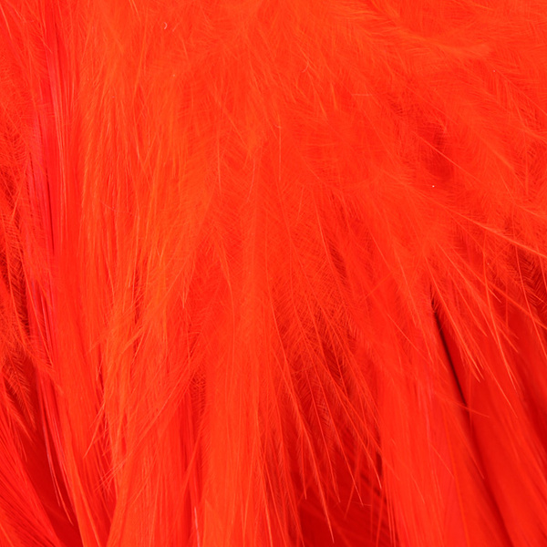 Hareline plumas de colgadera de gallo chino ensartadas 5-7