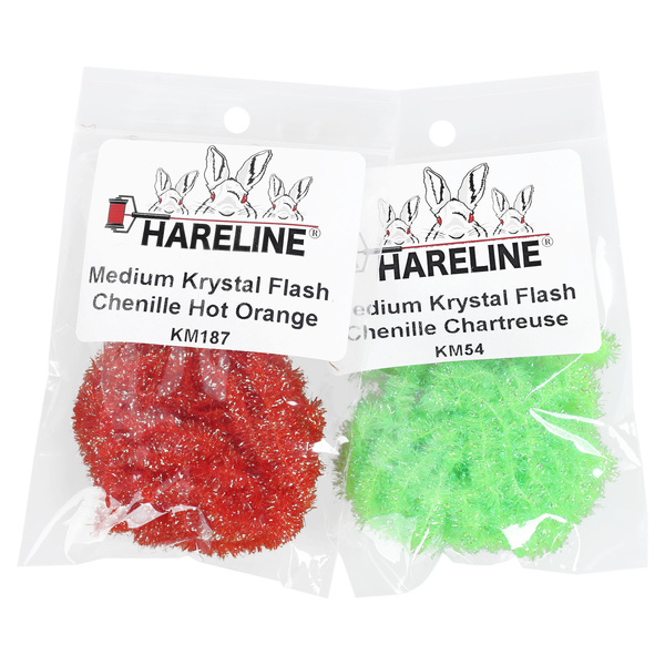 Hareline Medium Krystal Flash Chenille