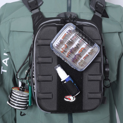 Bolsa de pecho para pesca a mosca Taimen Egiin - Black