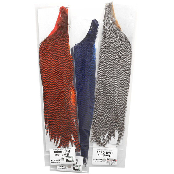 Hareline medio cuello de plumas
