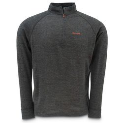 Camiseta térmica L/S Simms Downunder Merino Mid Zip - Charcoal