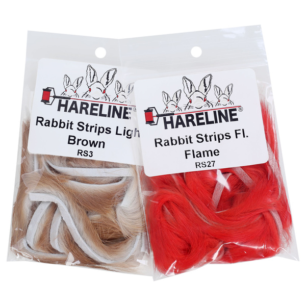 Hareline Tira de piel de conejo con pelo para zonker
