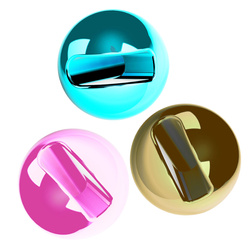 Bolas de tungsteno ranuradas brillantes FFGene