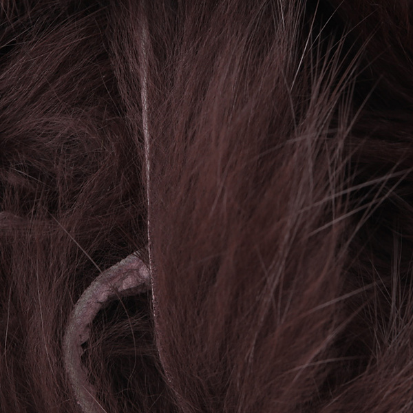 Hareline tiras de piel con pelo de conejo de corte transversal