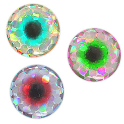Ojos para moscas Sybai 3D Epoxy Eyes Holographic