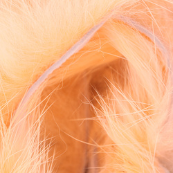 Hareline tiras de piel con pelo de conejo de corte transversal