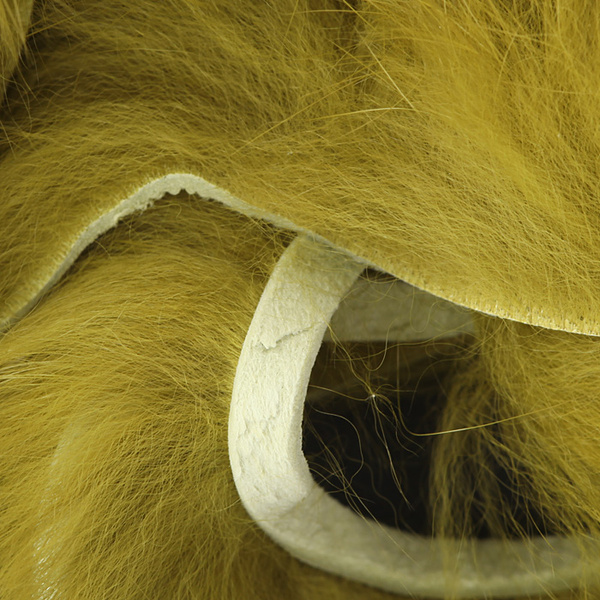 Hareline tiras de piel con pelo de conejo de corte transversal