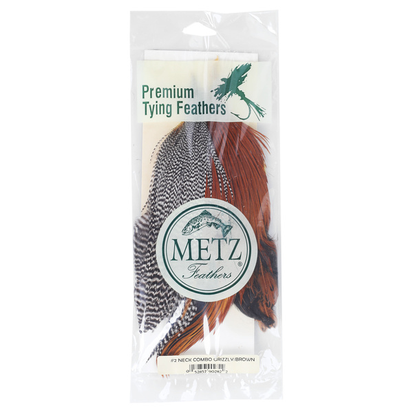 Capa de plumas del cuello de gallo Metz #2