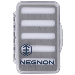 Caja de moscas Negnon Clear Slim - mediana