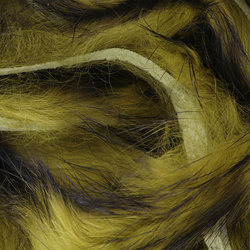 Hareline Tiras de piel de conejo con pelo Two Toned