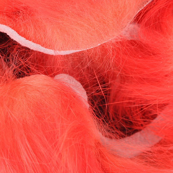 Hareline tiras de piel con pelo de conejo de corte transversal Flesh Two Tone