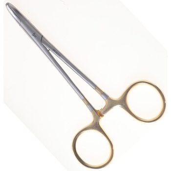 Pinza hemostática curva dorada de 5 pulgadas Dr Slick Spring Creek